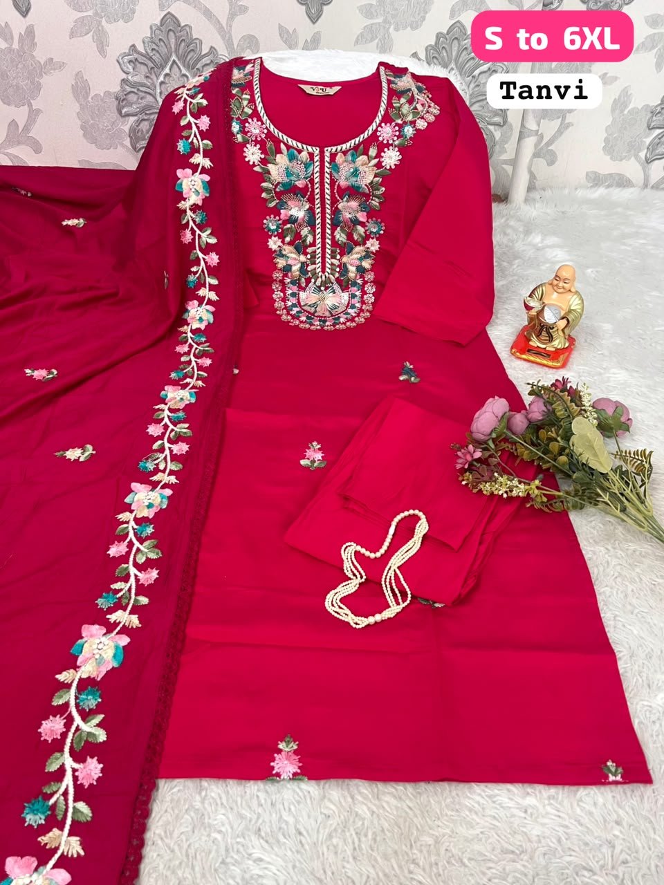 Launching New Designers Kurti Pent Dupatta Set