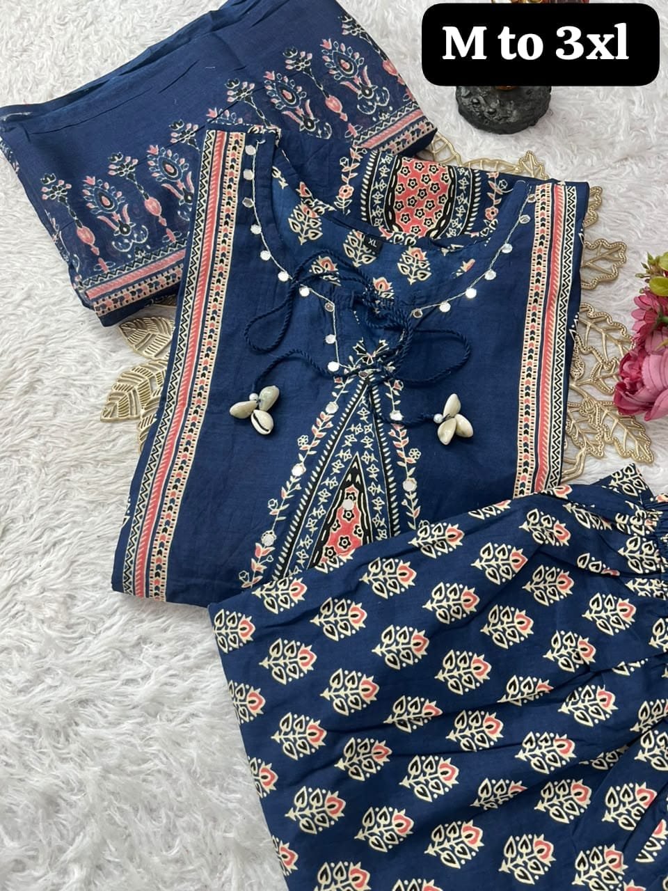 Kurti with pant with dupatta - Image 6