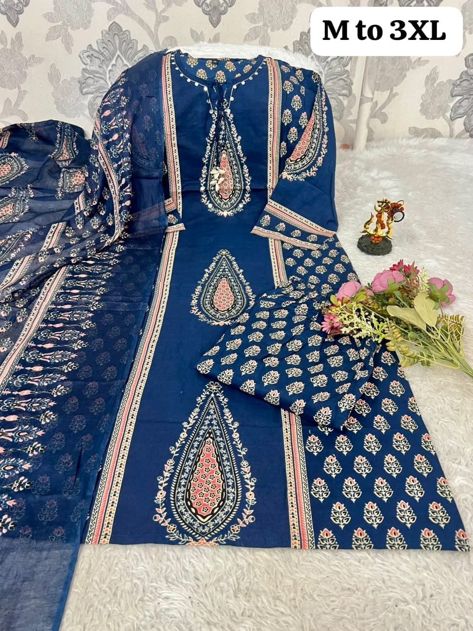 Kurti with pant with dupatta - Image 5