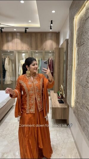 Royal IndoWestern Designer Lehenga Set