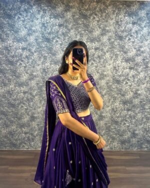 Alternative view of Mox Creation Presenting Lehngha  Choli