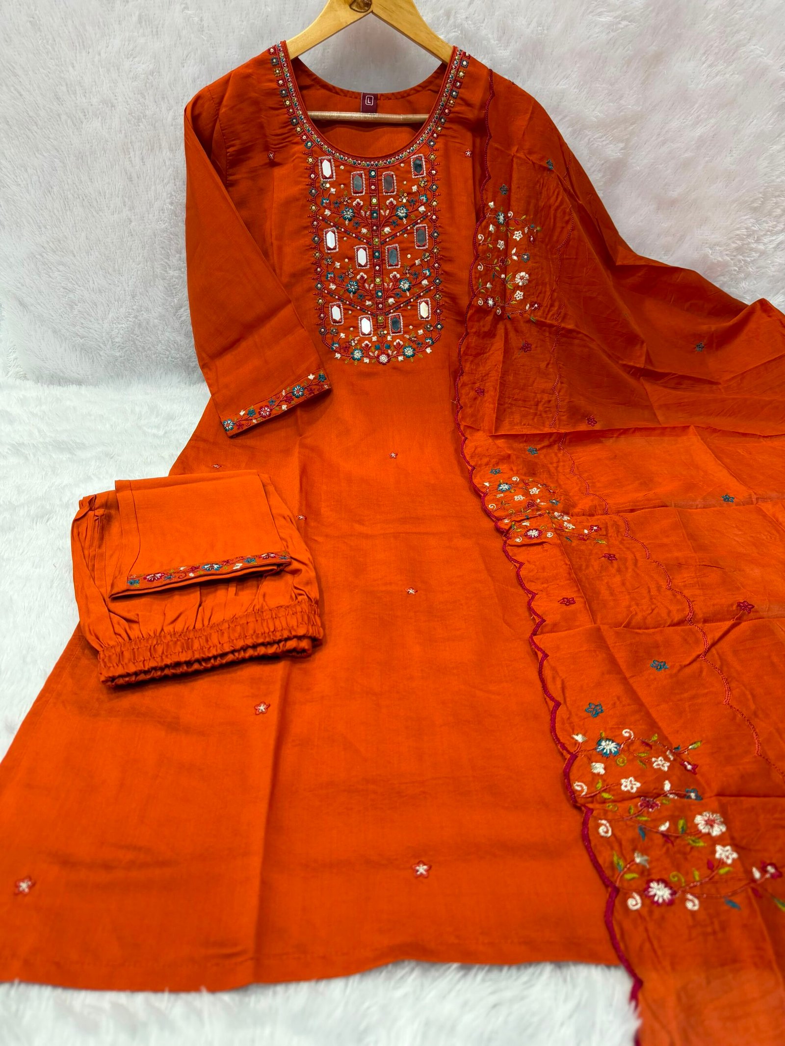 Designer Kurti Set (Stitched)