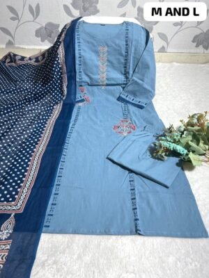 Alternative view of Step into style with this beautifully designed Pure Cotton suit