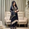 FESTIAL ETHNIC OUTFIT SEQUENCE EMBROIDERY ON SILK FABRIC TOP AND PLAZZO WITH DUPATTA SET
