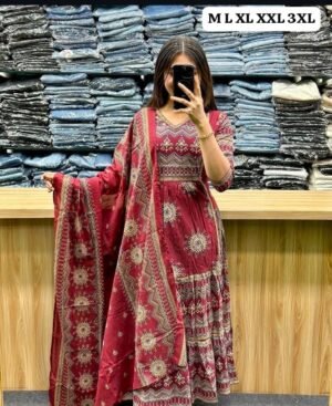 Alternative view of New Arrival: Maya Anarkali Set