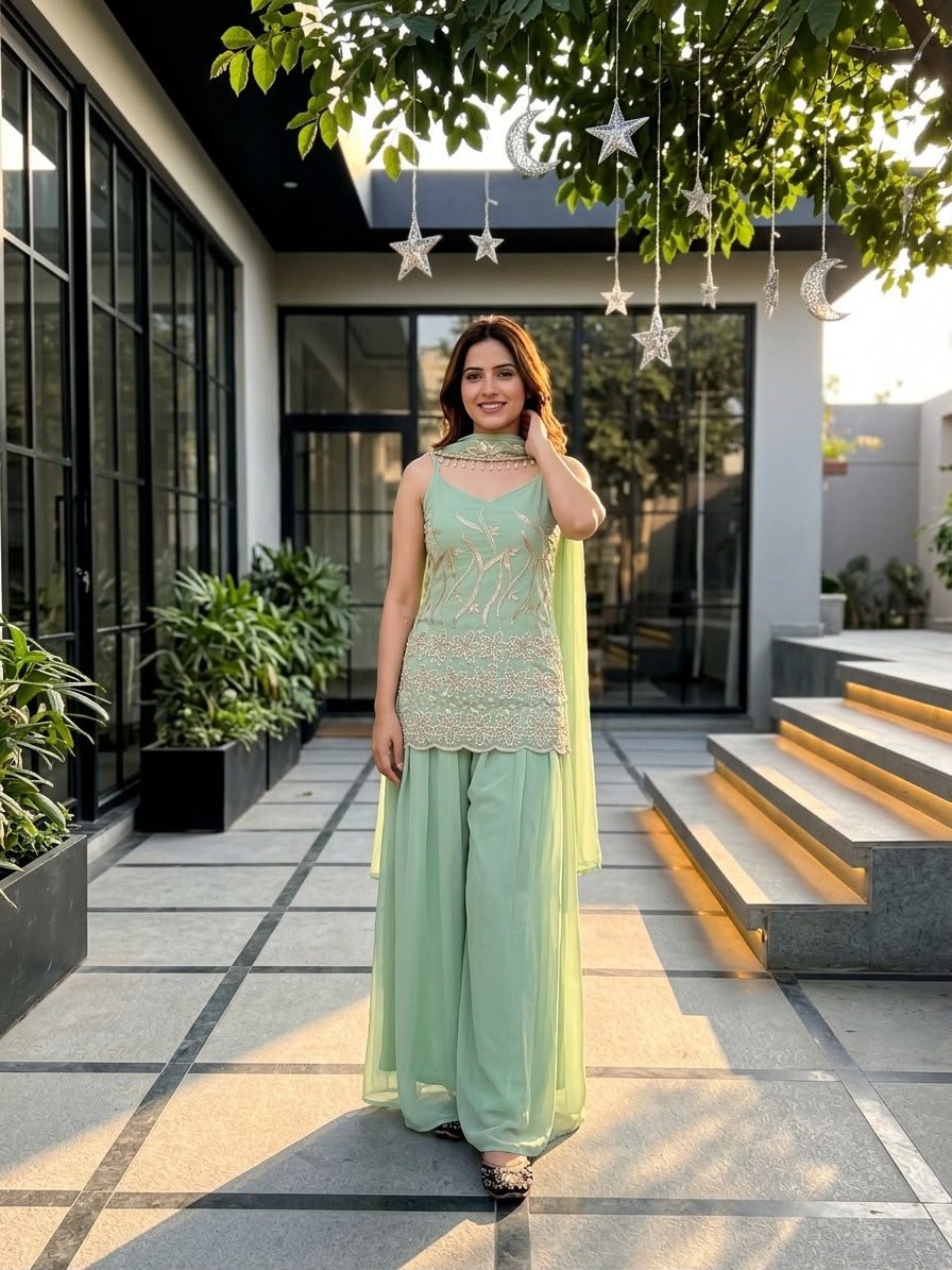 PARTY WEAR DESIGNER 3 PIS SUIT COLLECTION - Image 2
