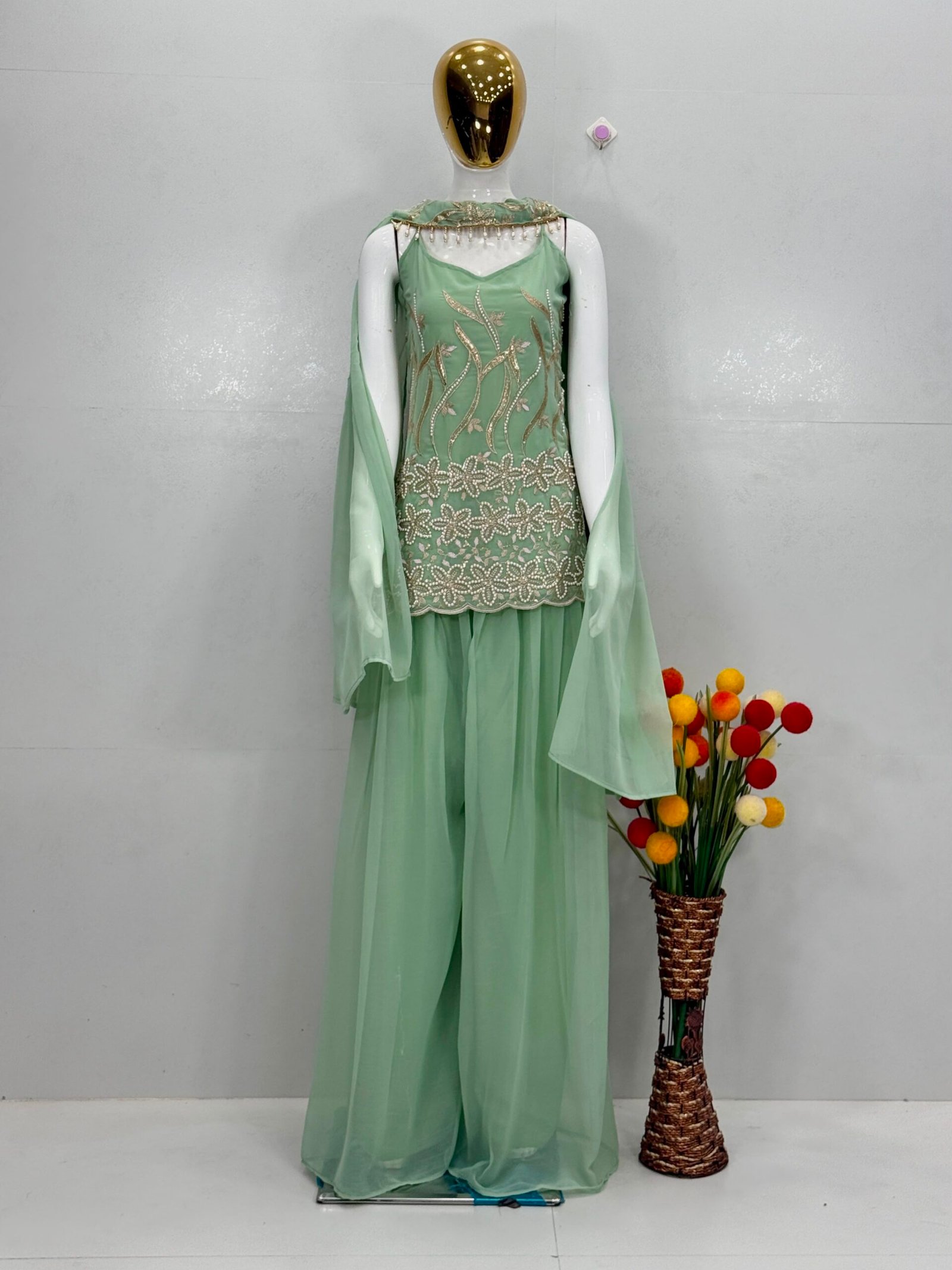 PARTY WEAR DESIGNER 3 PIS SUIT COLLECTION - Image 3