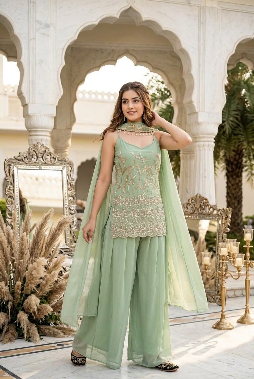 PARTY WEAR DESIGNER 3 PIS SUIT COLLECTION