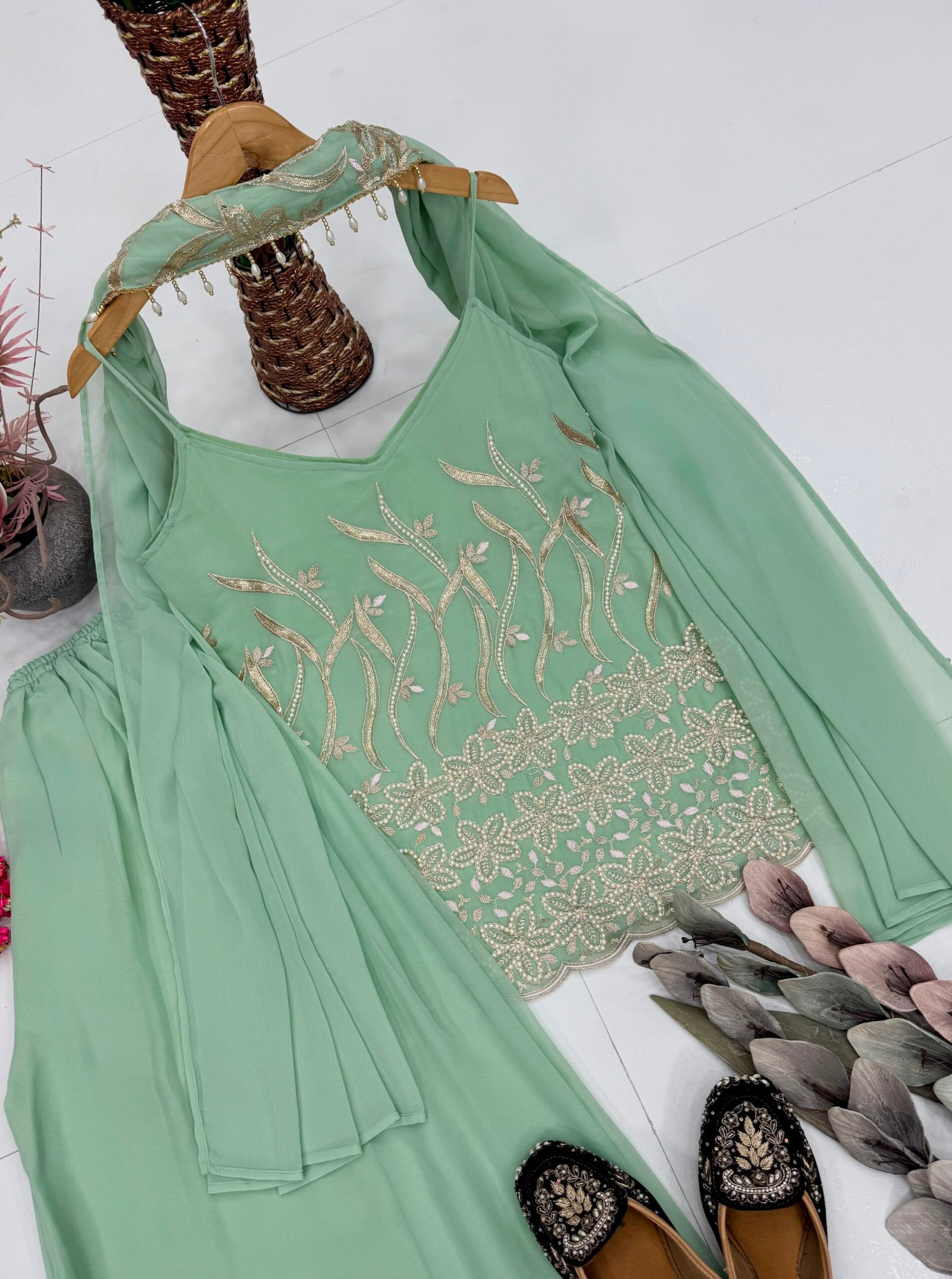 PARTY WEAR DESIGNER 3 PIS SUIT COLLECTION - Image 5