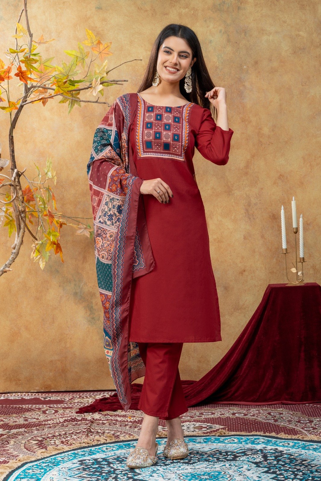 New Premium Dhabu Cotton Suit Set - Image 2