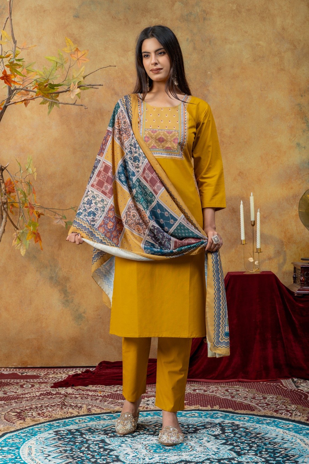 New Premium Dhabu Cotton Suit Set - Image 3