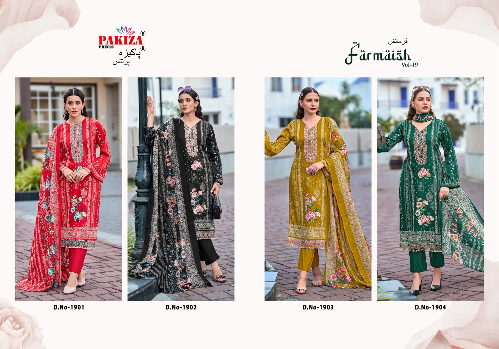 TOP JAM SATIN PRINT WITH KASHMIRI HEAVY NECK & DAMAN EMBROIDERED - Image 2