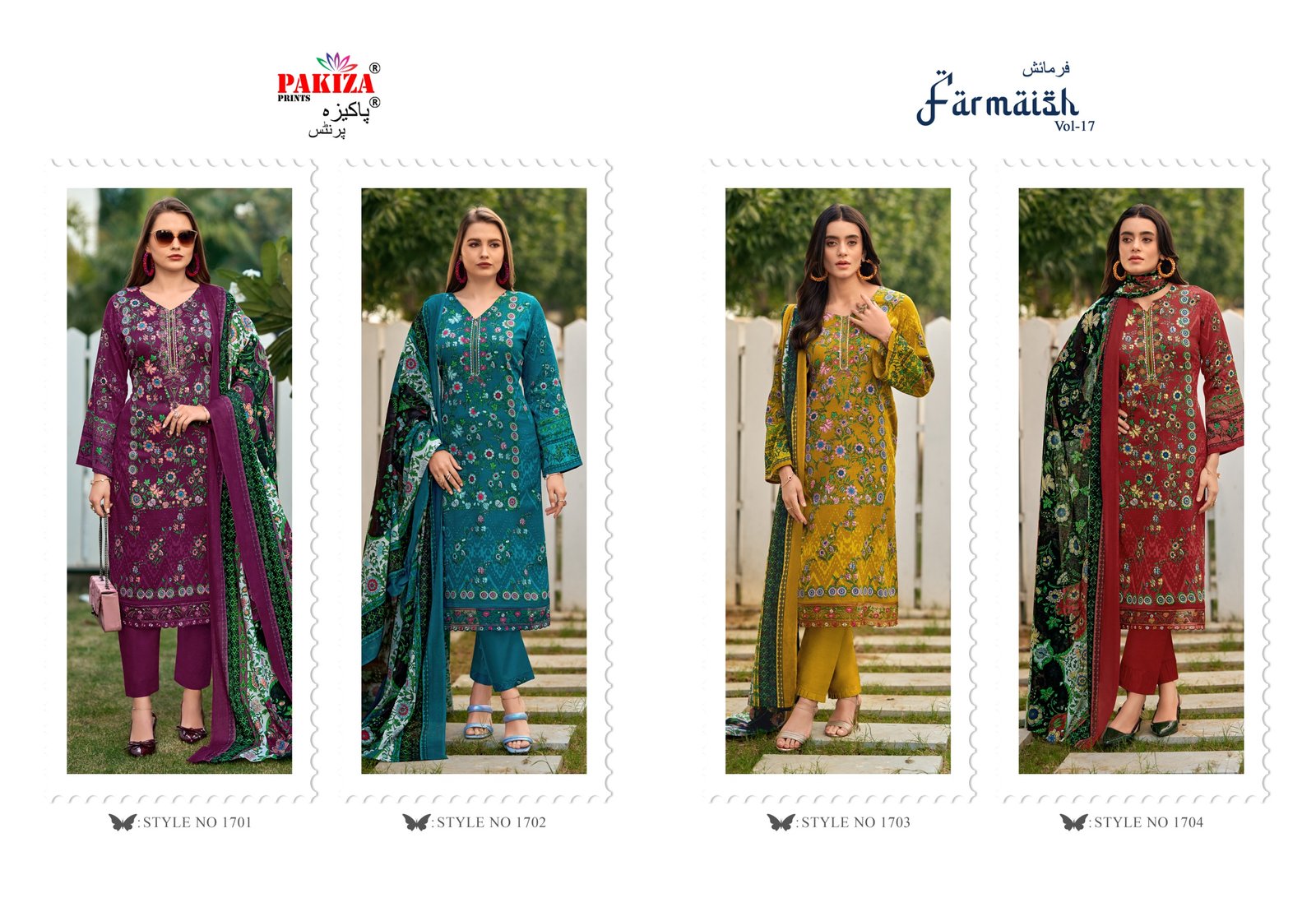 TOP JAM SATIN PRINT WITH KASHMIRI HEAVY NECK & DAMAN EMBROIDERED - Image 4