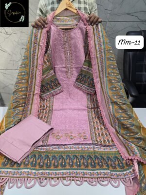 Alternative view of LOOK LIKE ORIGINAL MAUSAMMURRY PAKISTANI SUITS