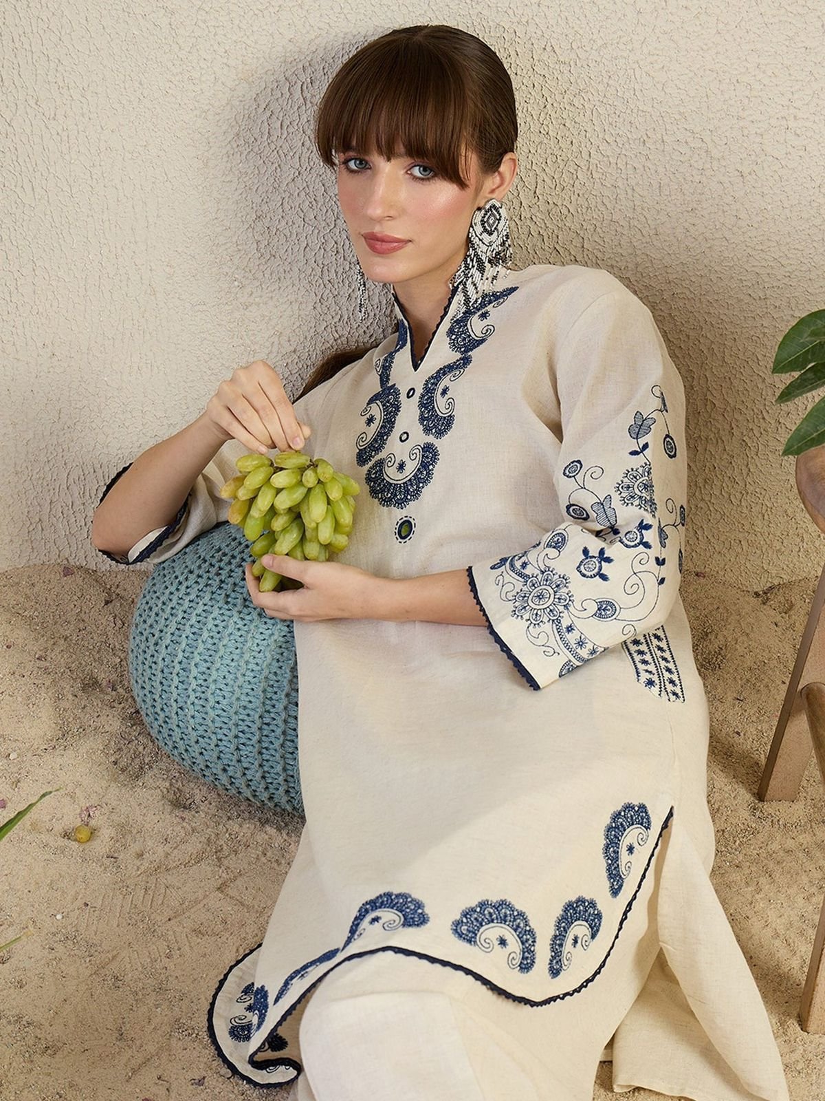 This Cotton Flex kurta set is all about timeless beauty and all-day comfort* - Image 2