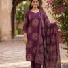 New Arrival: Premium Dabu Cotton 3-Piece Suit Set