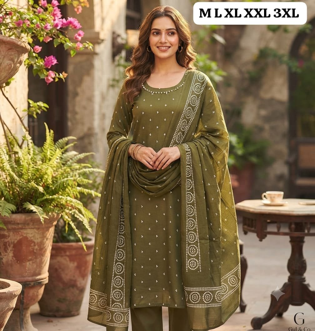 New Arrival: Beautiful Bandhani Suit Set