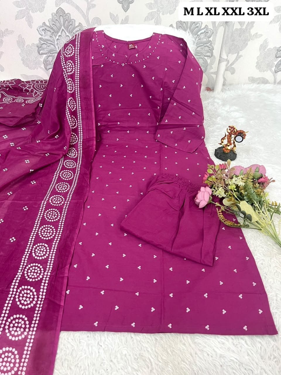 New Arrival: Beautiful Bandhani Suit Set - Image 4