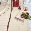 PREMIUM PEACOCK THREAD WORK KURTI SET