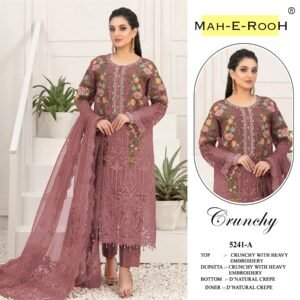 Crunchy with Heavy Embroidered 3mm Sequence Work