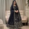 LUNCHING FESTIVAL SPECIAL HEAVY EMBROIDERY SEQUENCE WORK GOWN PENT & DUPATTA SET
