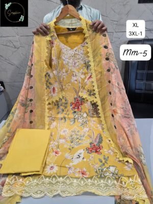 Alternative view of LOOK LIKE ORIGINAL MAUSAMMURRY PAKISTANI SUITS