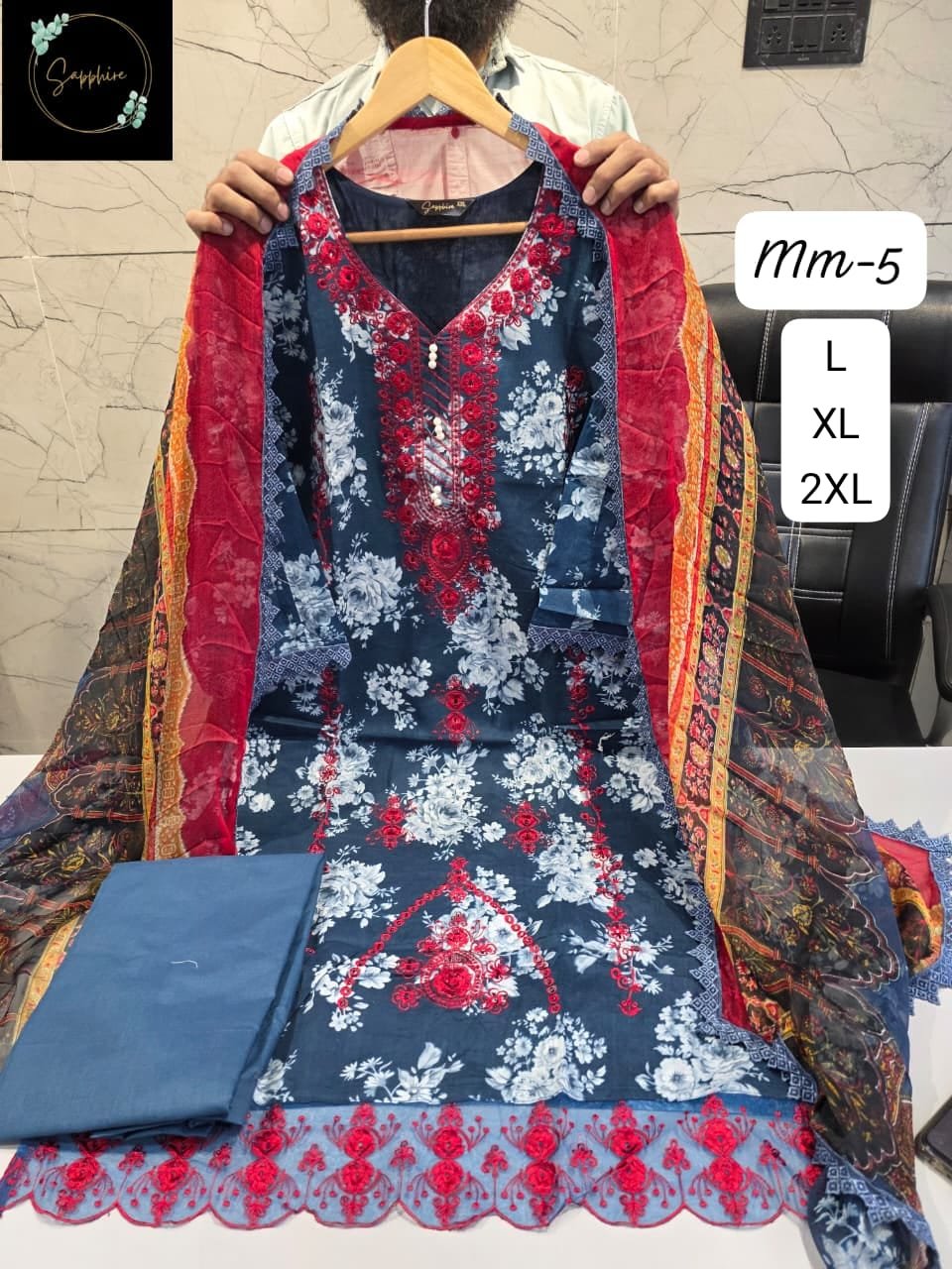 LOOK LIKE ORIGINAL MAUSAMMURRY PAKISTANI SUITS - Image 4