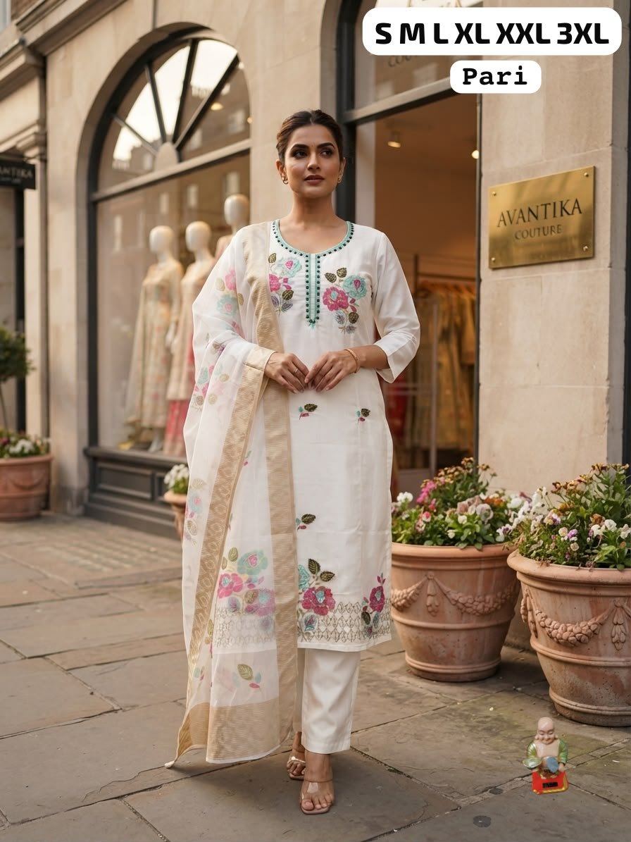 Elevate your ethnic wardrobe with our stunning new pari design - Image 4