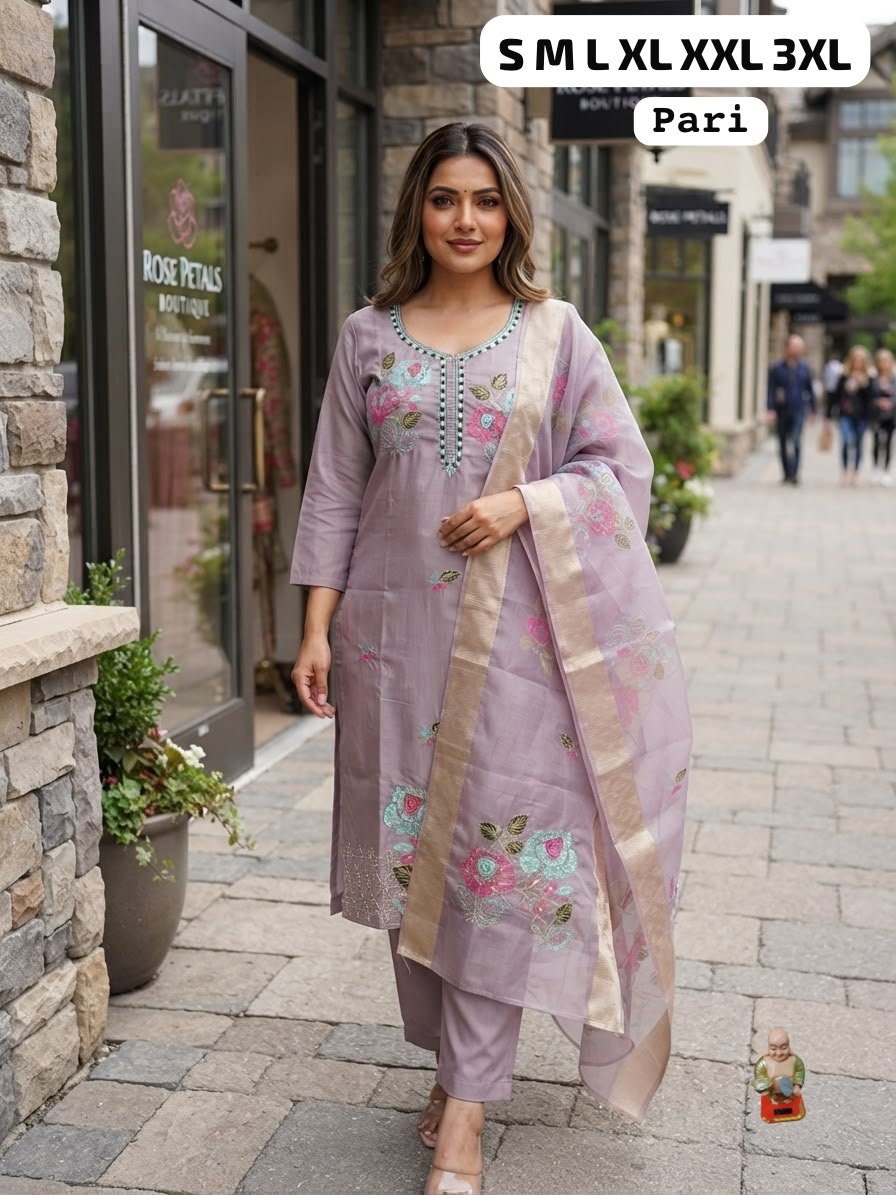 Elevate your ethnic wardrobe with our stunning new pari design - Image 3