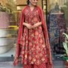4 COLOUR A LINE PRINTED PREMIUM COTTON BLEND SUIT