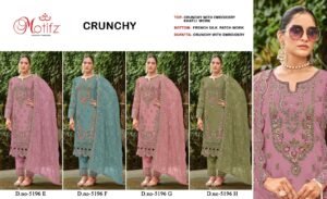 Curchny with embroidery khatli work