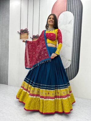 AK Creation is Launching Navratri Special Pure Cotton Lehenga Choli
