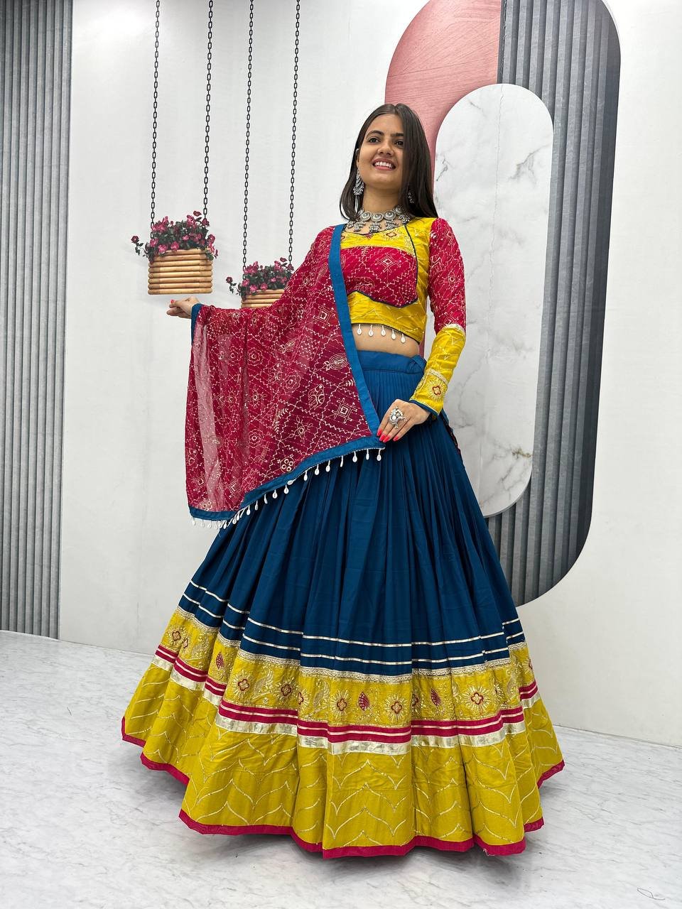 AK Creation is Launching Navratri Special Pure Cotton Lehenga Choli