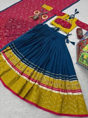 Alternative view of AK Creation is Launching Navratri Special Pure Cotton Lehenga Choli