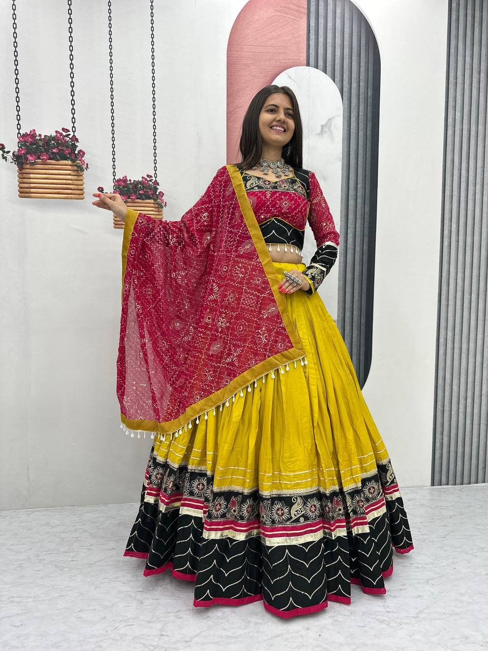 AK Creation is Launching Navratri Special Pure Cotton Lehenga Choli - Image 3