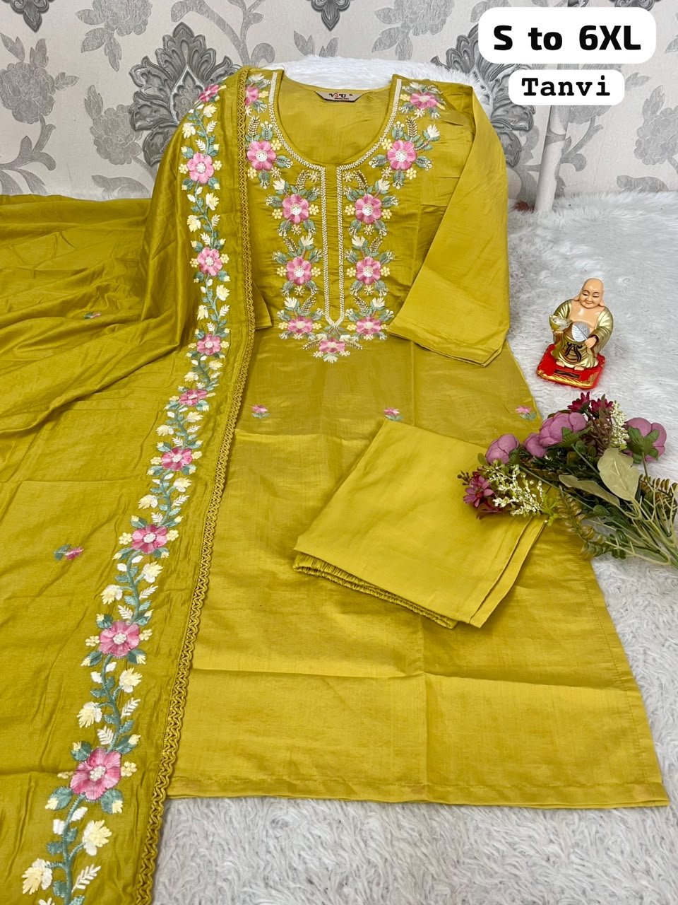 Launching New Designers Kurti Pent Dupatta Set - Image 3