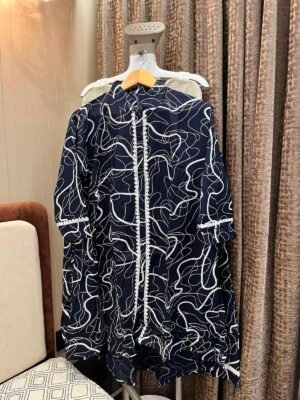 RAYON LACE WORK UPP AND DOWN CORDSETS