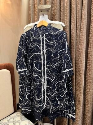 Alternative view of RAYON LACE WORK UPP AND DOWN CORDSETS