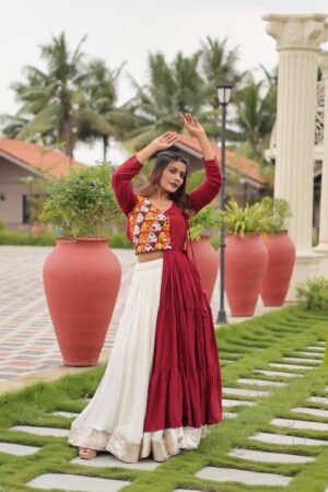 AK Creation is Launching Navratri Special Gamathi Work Lehenga choli