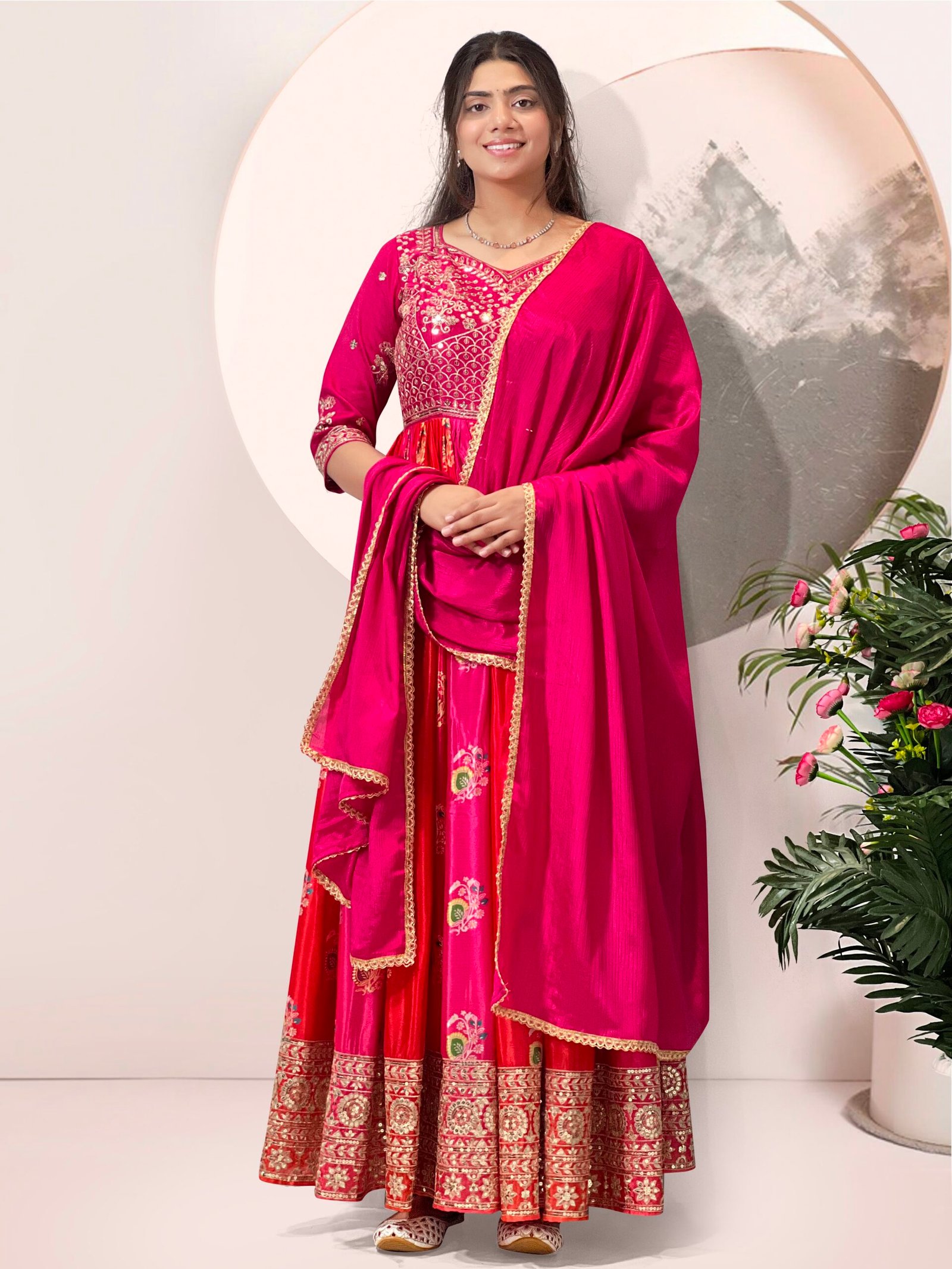 PRESENTING 2 PIECE STYLISH GOWN WITH BEAUTIFUL DUPATTA