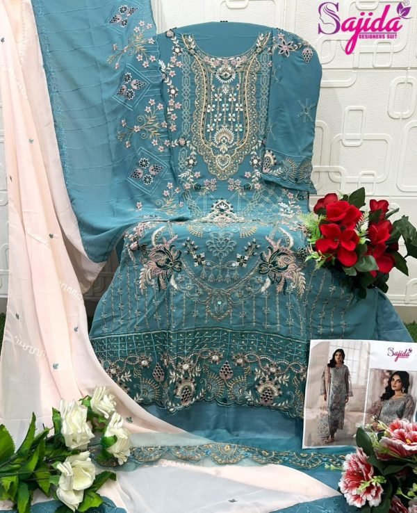 GEORGETTE WITH HEAVY EMBROIDERED - Image 2