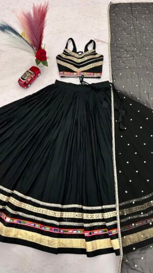 Alternative view of AK Creation is Launching Navratri Special Lehenga choli with vintage duptto