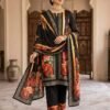 EXQUISITE BEAUTIFUL PRINTED CO-ORDS WITH PRINTED SILK CRAPE DUPATTA