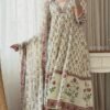 Beautiful Embroidery Work Anarkali kurta pant dupatta set in new sequencing work