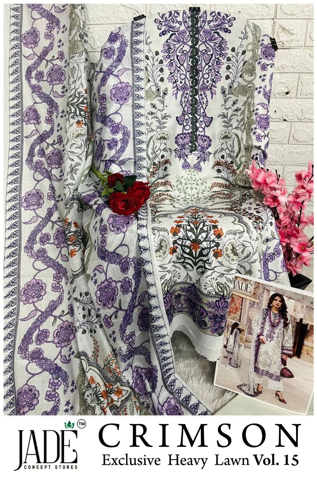 CRIMSON EXCLUSIVE HEAVY LAWN COLLECTION VOL - Image 3