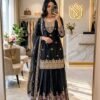 Launching New Design Trending Cinon Silk Top&Sarara&Dupatta