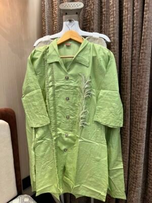 FULLY EMBROIDERY WITH DETAILED WORK