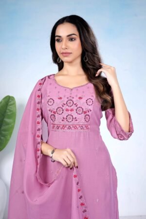 Alternative view of wear Best Collection  3piece Kurti Pant Dupatta Set