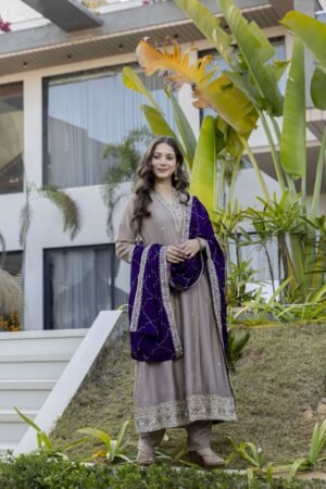 WOMEN'S PURE VICHITRA SILK GOWN SETS