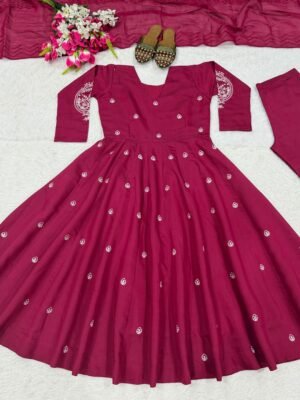 Alternative view of Presenting New  Đěsigner Anarkali Suit In New Fancy Style
